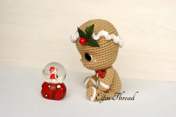 Cookie Crochet Pattern | Gingerbread Cookie in a Cup