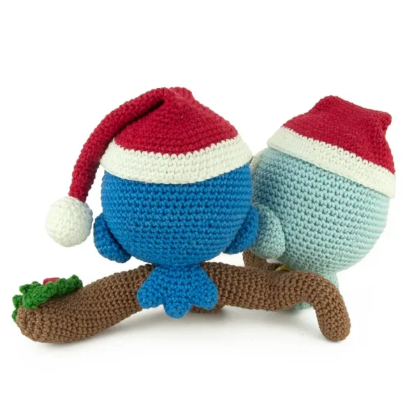 Bird Christmas Ornaments Crochet Pattern