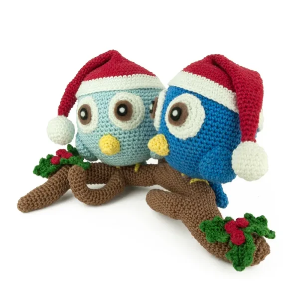 Bird Christmas Ornaments Crochet Pattern