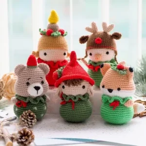 Christmas Amigurumi Pattern – Snowman, Bear, Fox & More Easy DIY