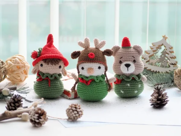 Christmas Amigurumi Pattern – Snowman, Bear, Fox & More Easy DIY