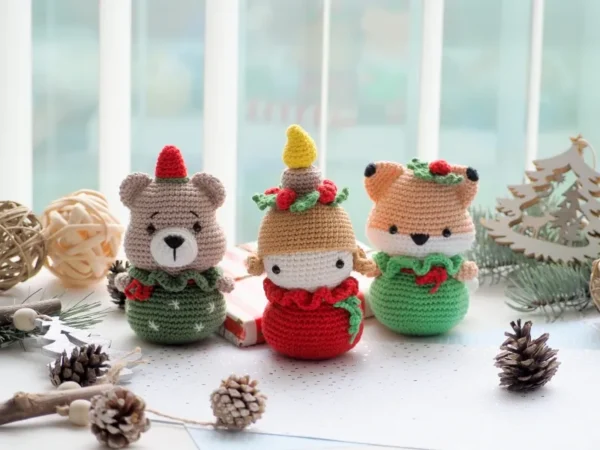 Christmas Amigurumi Pattern – Snowman, Bear, Fox & More Easy DIY