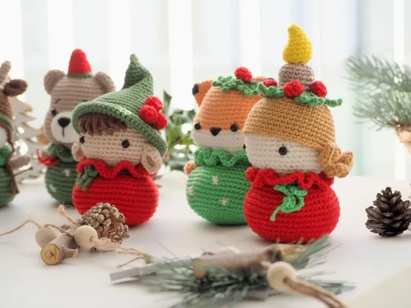 Christmas Amigurumi Pattern – Snowman, Bear, Fox & More Easy DIY