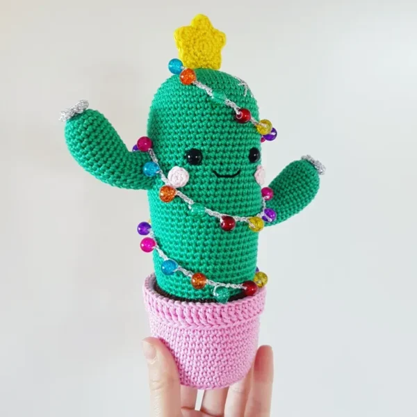 Crochet Cactus Tree for Christmas – Unique Holiday Decor Easy DIY