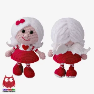 Crochet Doll Pattern – Easy Valentine Design