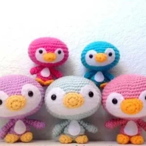 Cute Penguin Family Crochet Amigurumi Easy DIY