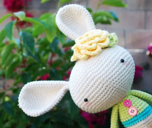 Spring Bunny Crochet Amigurumi