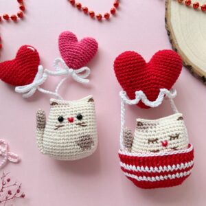 Valentine’s Crochet Gift Pattern - Dogs, Cats And Hearts