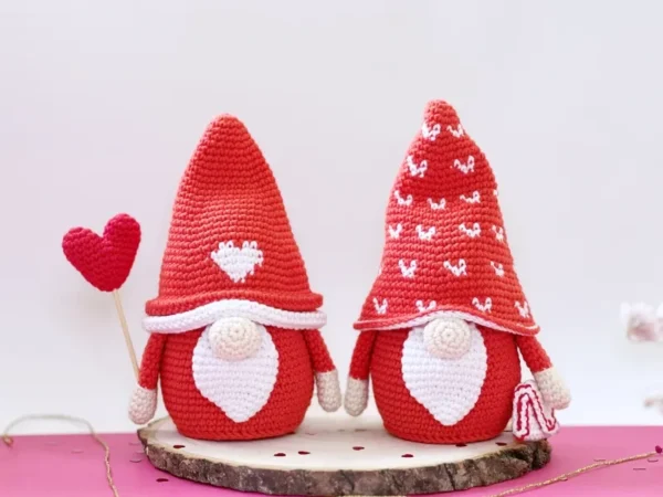 Valentine Gnomes Crochet Pattern Best DIY