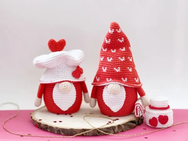 Valentine Gnomes Crochet Pattern Best DIY