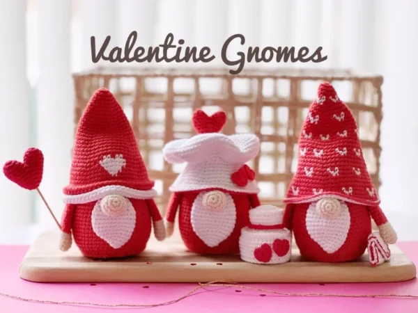 Valentine Gnomes Crochet Pattern Best DIY