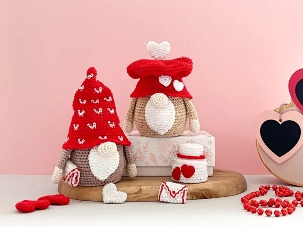 Valentine Gnomes Crochet Pattern Best DIY